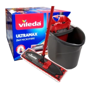 Vileda Ultramax 2in1 Microfibre Flachmopp mit Eimer