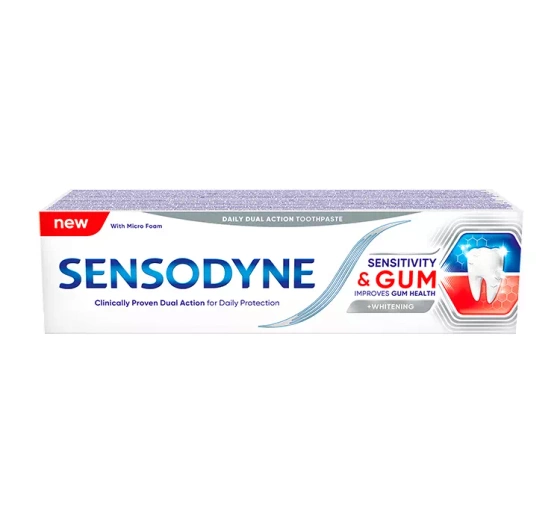 SENSODYNE WHITENING ZAHNPASTA FÜR EMPFINDLICHES ZAHNFLEISCH 75ML