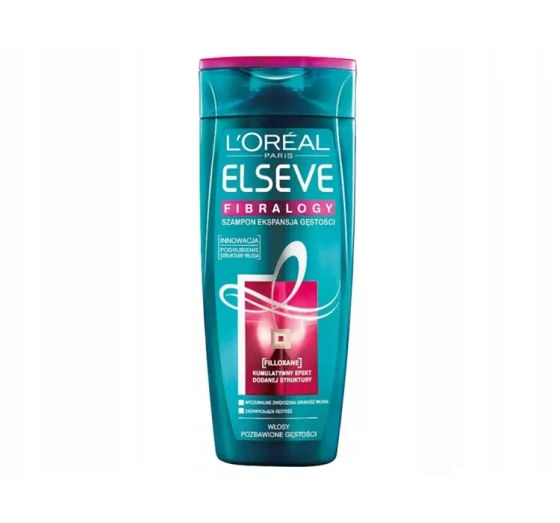 Kliknij na zdjęcie, aby je powiększyć LOREAL ELSEVE FIBRALOGY HAARSCHAMPOO 400ML