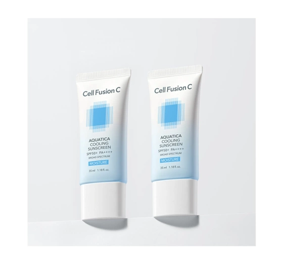 Kliknij na zdjęcie, aby je powiększyć Cell Fusion C Aquatica SPF50+ PA++++ Sonnenschutzcreme 2x35ml