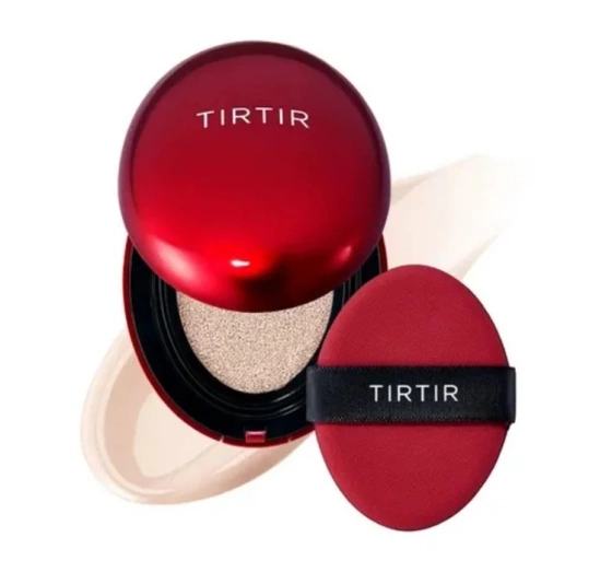 TIRTIR Mask Fit Red Cushion SPF 40 PA++ Langanhaltende Compact Foundation 13C Fair 18g
