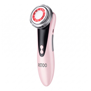 Retoo Ultraschall-Gesichtsreinigungsgerät – 4-in-1-Gerät für Gesichtsreinigung, Massage und nadelfreie Mesotherapie 