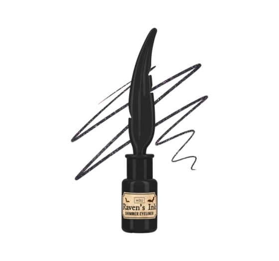 Wibo Raven's Ink Flüssiger Eyeliner mit Partikeln 04 Black Cat 8 ml 