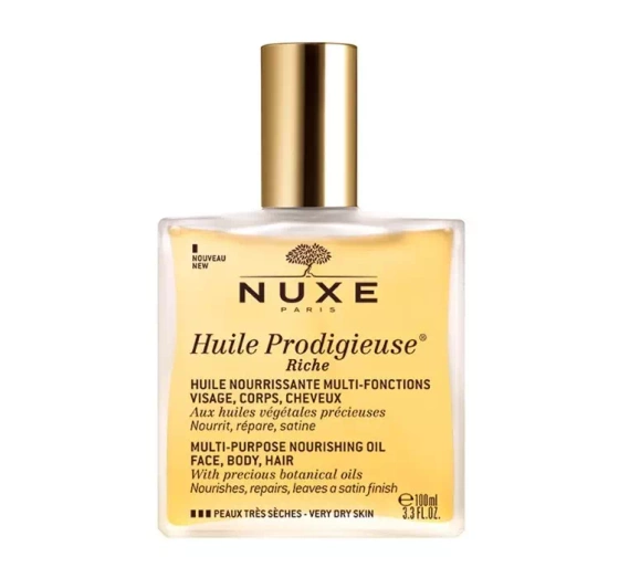 Kliknij na zdjęcie, aby je powiększyć NUXE HUILE PRODIGIEUSE RICHE MULTI-PURPOSE NOURISHING OIL 100 ML