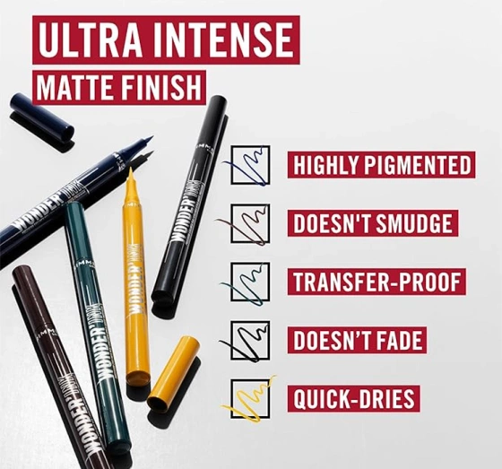 Kliknij na zdjęcie, aby je powiększyć Rimmel Wonder'Ink präziser Eyeliner-Stift 004 Velvet Ivy 1ml