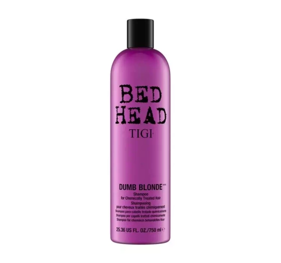 Kliknij na zdjęcie, aby je powiększyć TIGI BED HEAD DUMB BLONDE REGENERIERENDES SHAMPOO FÜR GEFÄRBTES HAAR 750ML