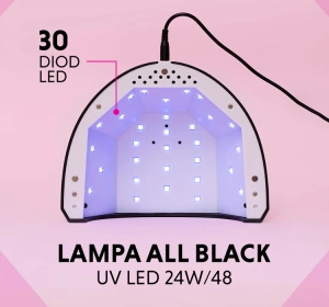 Semilac All Black! UV LED Lampe 24/48W