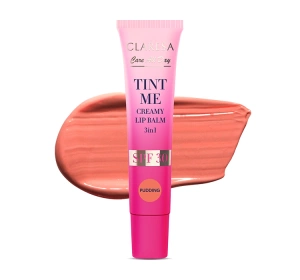 Claresa Care All Day Tint Me Färbender 3-in-1 Lippenbalsam mit SPF30 Pudding 12 ml