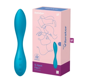 SATISFYER  G-SPOT FLEX 1 G-PUNKT-VIBRATOR BLAU