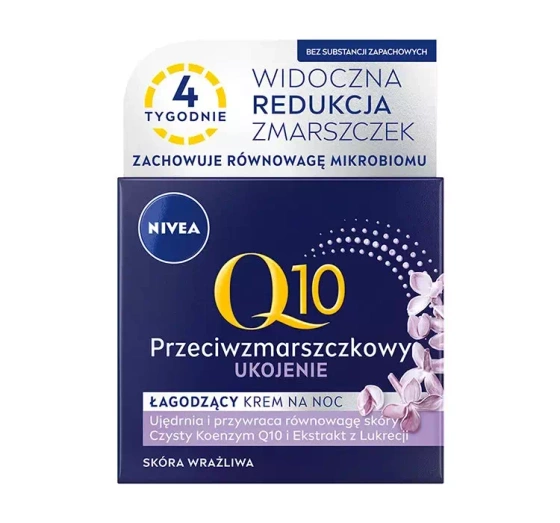 Kliknij na zdjęcie, aby je powiększyć NIVEA Q10 ANTI FALTEN NACHTCREME LINDERUNG 50ML