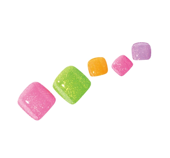 Ohora Hybrid-Nagelsticker Pedicure Ade