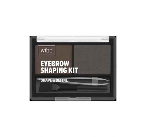 Wibo Shape & Define Makeup Set für Brauen 5 Black Brown