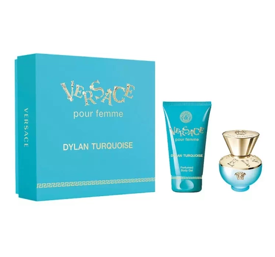 Kliknij na zdjęcie, aby je powiększyć VERSACE DYLAN TURQUOISE POUR FEMME EDT SPRAY 30ML + SG 50 ML SET