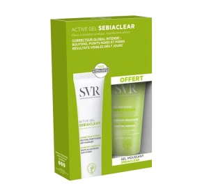 SVR SEBIACLEAR SET ACTIVE - CREME GEGEN UNVOLLKOMMENHEITEN + GESICHTSGEL