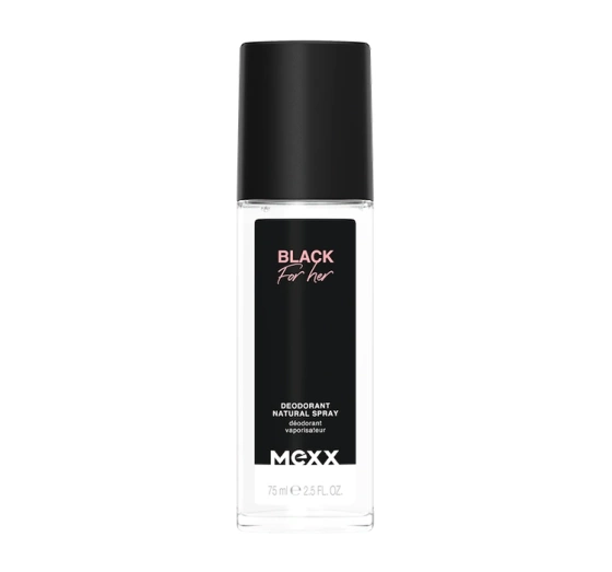 Kliknij na zdjęcie, aby je powiększyć MEXX BLACK WOMAN DEODORANT SPRAY 75ML