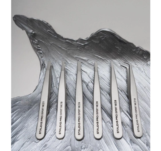 Staleks Pro Expert Augenbrauenpinzette TE-10/4