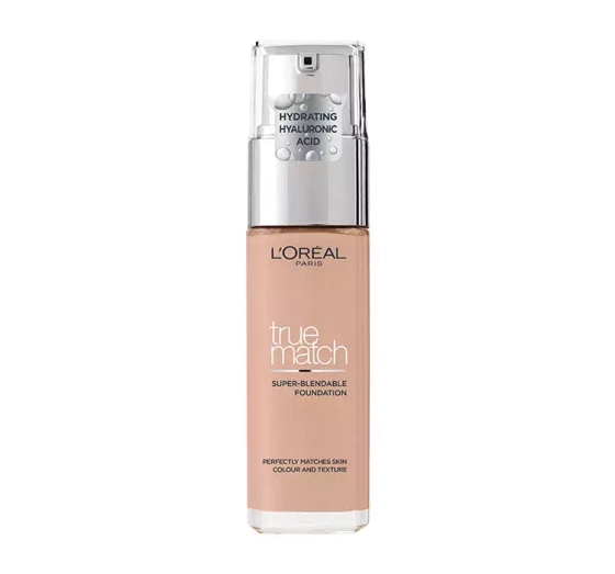 LOREAL TRUE MATCH SUPER-BLENDABLE FOUNDATION C3R3 ROSE BEIGE 30ML