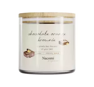 NACOMI FRAGRANCES SOJA DUFTKERZE CHOCOLATE ORANGE BROWNIE 450G