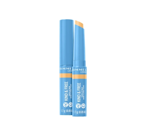 Kliknij na zdjęcie, aby je powiększyć Rimmel London Kind & Free Tönender Lippenbalsam 001 Air Storm 1,7g