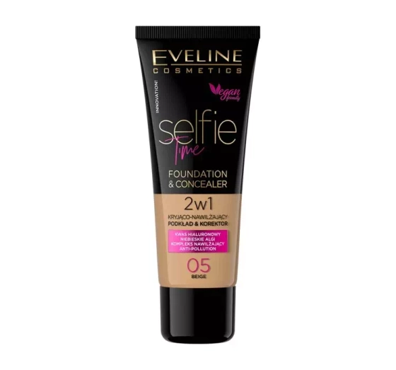 EVELINE SELFIE TIME FOUNDATION UND CONCEALER 05 BEIGE 30ML