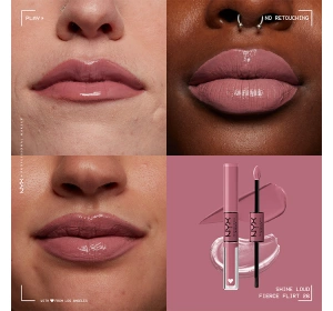 NYX Professional Makeup Shine Loud Flüssiger Lippenstift 26 Fierce Flirt 6,8 ml