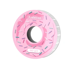 Staleks Pro Bobbinail Selbstklebendes weißes Schleifband Expert 180 grit auf Rolle 7 m