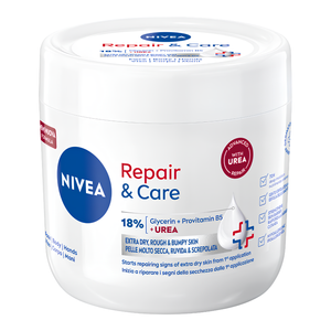 NIVEA REPAIR & CARE UREA FEUCHTIGKEITSSPENDEND-REGENERIERENDE CREME FÜR KÖRPER, GESICHT UND HÄNDE 400ML