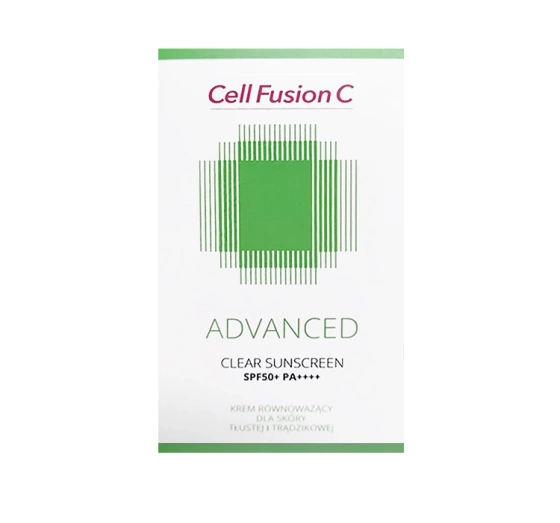 Kliknij na zdjęcie, aby je powiększyć Cell Fusion C Advanced Clear Sunscreen 100 SPF48/PA+++ Sonnencreme 2x35ml