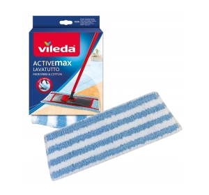 Vileda ActiveMax Microfibre&Cotton Refill Flachmopp-Ersatzbezug 1 Stück