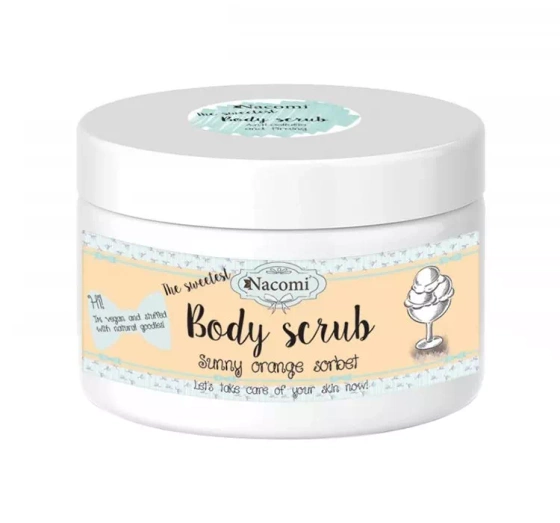 Kliknij na zdjęcie, aby je powiększyć NACOMI BODY SCRUB KÖRPERPEELING SUNNY ORANGE SORBET 200 G