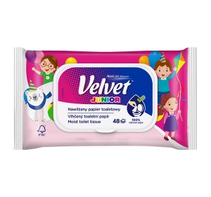 Velvet Junior Feuchtes Toilettenpapier für Kinder 48 Stück