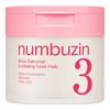 Numbuzin No. 3 Bifida Bakuchiol Exfoliating Toner Pads – Peeling-Pads für das Gesicht mit Bakuchiol, 70 Stück