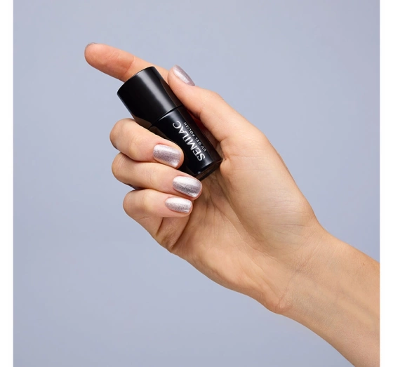 Semilac Winter Wonderland UV-Hybridlack 951 Silver Manetic 7 ml