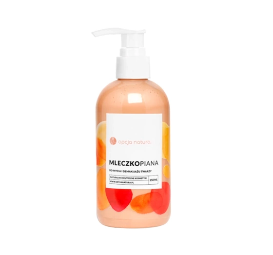 Opcja Natura Reinigungsmilchschaum für Gesichtswaschen und Make-up-Entfernung 250 ml