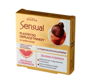 JOANNA SENSUAL GEL-KALTWACHSSTREIFEN FÜR DAS GESICHT 12 STÜCK 