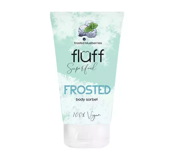 FLUFF SUPERFOOD FROSTED KÖRPERSORBET BLUEBERRIES 150ML