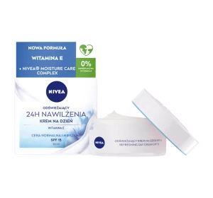 NIVEA 24H Feuchtigkeit Erfrischende Tagescreme SPF15 50ml
