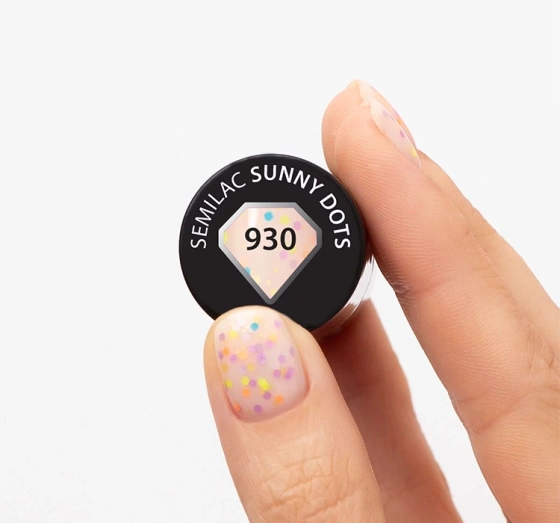 Semilac x Margaret UV Nagellack 930 Sunny Dots 7 ml