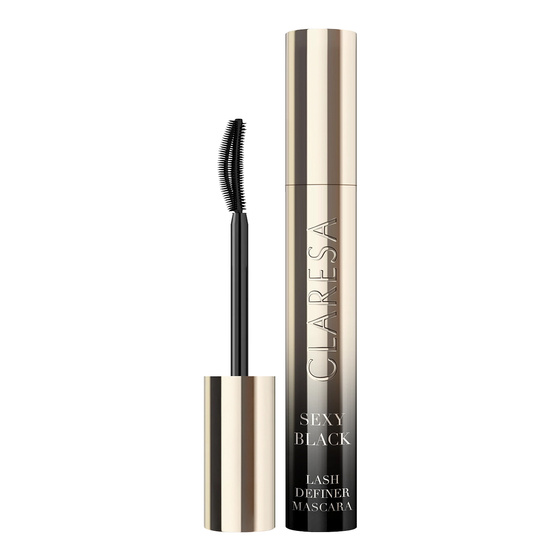 Kliknij na zdjęcie, aby je powiększyć Claresa Lash Definer Mascara – Mascara für voluminöse und geschwungene Wimpern, Sexy Black, 10 g