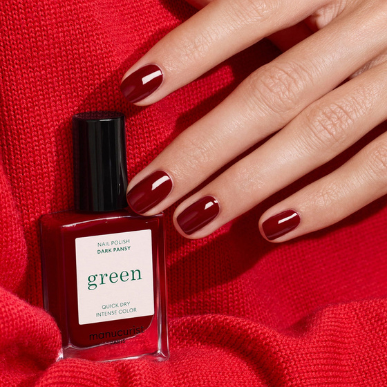 Kliknij na zdjęcie, aby je powiększyć Manucurist Green – klassischer Nagellack „Dark Pansy“, 15 ml