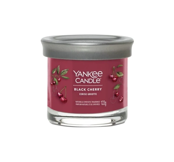 Kliknij na zdjęcie, aby je powiększyć Yankee Candle Signature Duftkerze Tumbler Black Cherry 122g