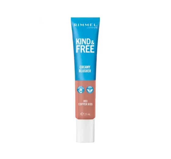 Kliknij na zdjęcie, aby je powiększyć RIMMEL KIND & FREE CREME ROUGE 003 COPPER KISS 15ML