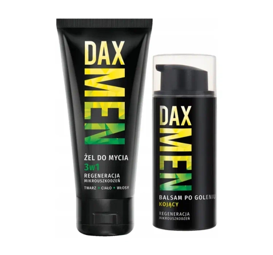 Dax Cosmetics Men Geschenkset 3-in-1 Reinigungsgel + Aftershave-Balsam