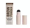 MAKEUP REVOLUTION BROW POWDER AUGENBRAUENSET STEMPEL + SCHABLONEN MEDIUM BROWN