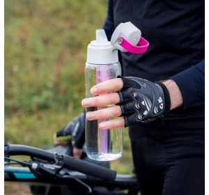 Dafi Solid Filterflasche mit Aktivkohlefilter 0,5 l Rosa