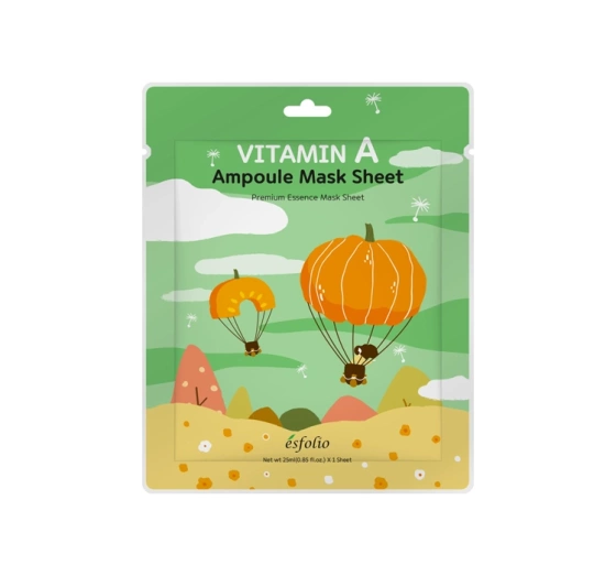Kliknij na zdjęcie, aby je powiększyć Esfolio Ampoule Mask Sheet Tuchmaske mit Kürbis-Extrakt 25ml