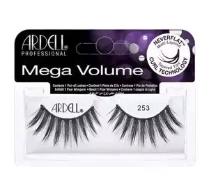 ARDELL MEGA VOLUME KÜNSTLICHE WIMPERN 253 SCHWARZ BLACK
