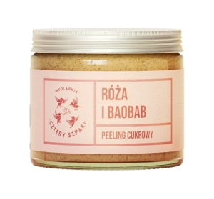 Mydlarnia Cztery Szpaki Zucker-Körperpeeling Rose & Baobab 250ml
