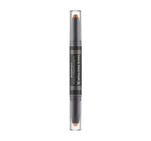 MAX FACTOR CONTOURING STICK EYESHADOW BRONZE MOON & PINK GOLD