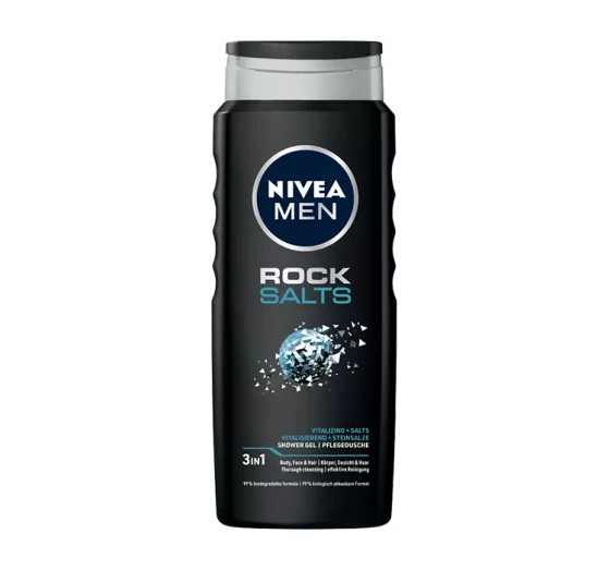 Kliknij na zdjęcie, aby je powiększyć NIVEA MEN ROCK SALT DUSCHGEL FÜR MÄNNER 500ML
